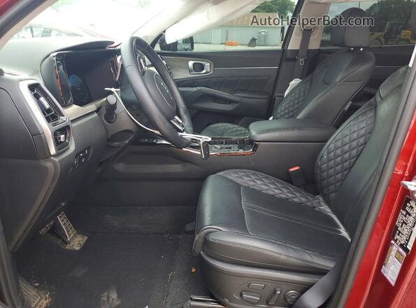 5XYRKDLF5PG214964 2023 KIA SORENTO Red Սալոնի դիմացի տեսք