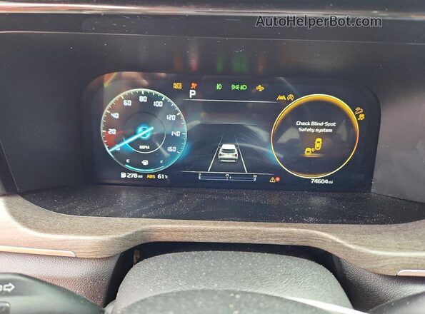 5XYRKDLF7MG016334 2021 KIA SORENTO Black Instrument cluster view