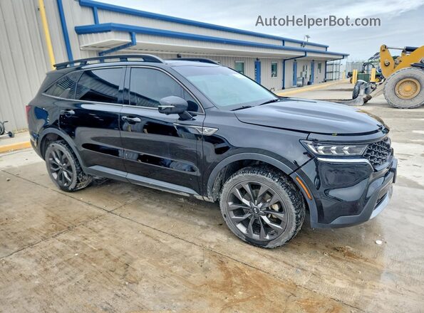 5XYRKDLF7MG016334 2021 KIA SORENTO Black Front right