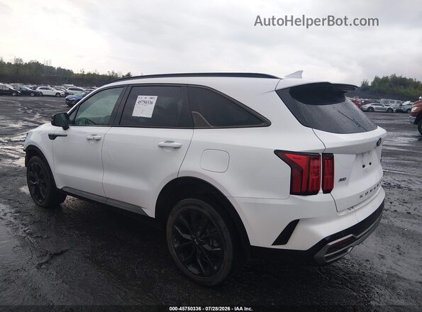 5XYRKDLF7MG050984 2021 KIA SORENTO Белый Задняя левая четверть