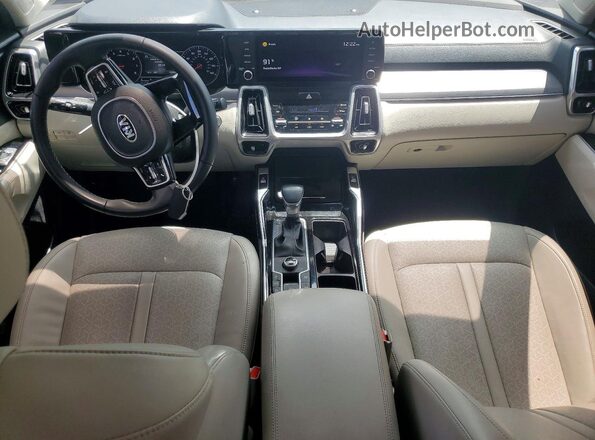 5XYRKDLF7MG057272 2021 KIA SORENTO White Dashboard view