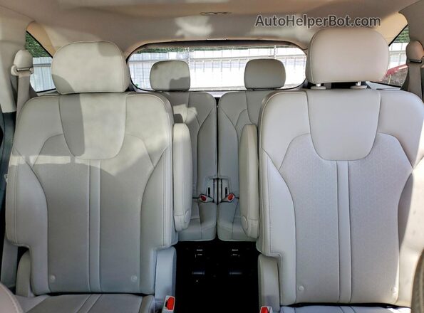 5XYRKDLF7MG057272 2021 KIA SORENTO White Rear seats view