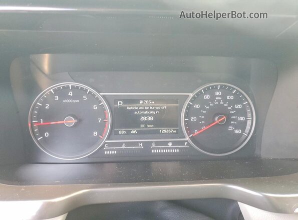 5XYRKDLF7MG057272 2021 KIA SORENTO White Instrument cluster view