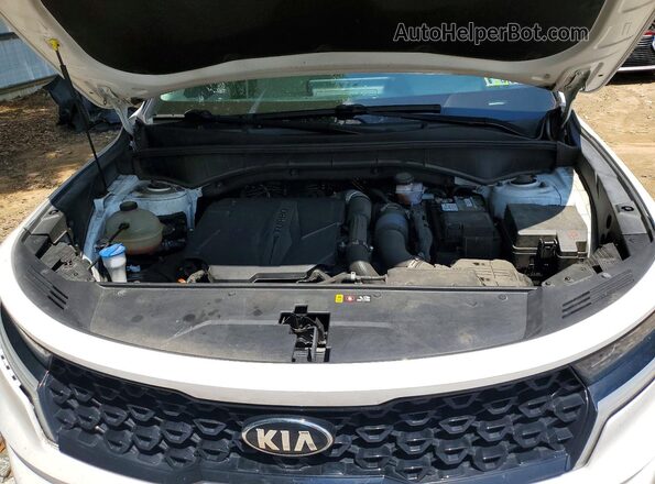 5XYRKDLF7MG057272 2021 KIA SORENTO White Engine compartment view