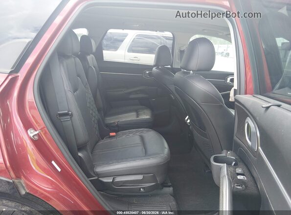 5XYRKDLF7PG238330 2023 KIA SORENTO Red Vista de la etiqueta del VIN