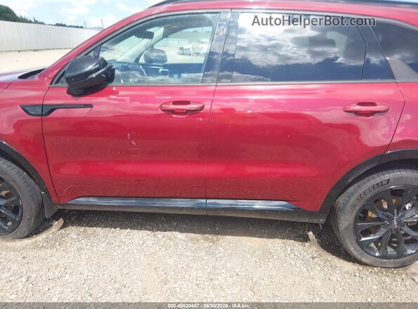 5XYRKDLF7PG238330 2023 KIA SORENTO Red Vista interior de 360 grados