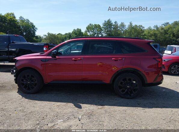 5XYRKDLF8MG017962 2021 KIA SORENTO Red 