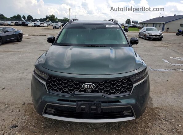 5XYRKDLF8MG036642 2021 KIA SORENTO Зеленый Вид спереди