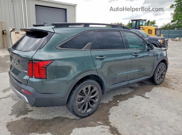 5XYRKDLF8MG036642 2021 KIA SORENTO Зеленый Задняя правая четверть