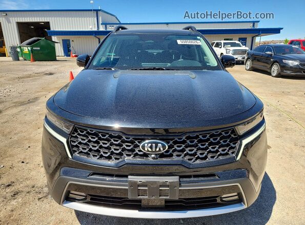 5XYRKDLF9MG057757 2021 KIA SORENTO Black წინა ხედი
