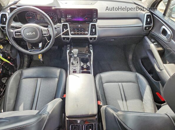 5XYRKDLF9NG110653 2022 KIA SORENTO Gray წინა პანელის ხედი