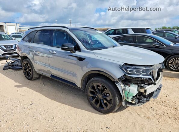 5XYRKDLF9NG110653 2022 KIA SORENTO Gray წინა მარჯვენა