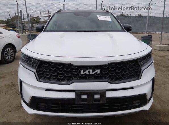 5XYRKDLF9NG135231 2022 KIA SORENTO White Вид щитка приладів