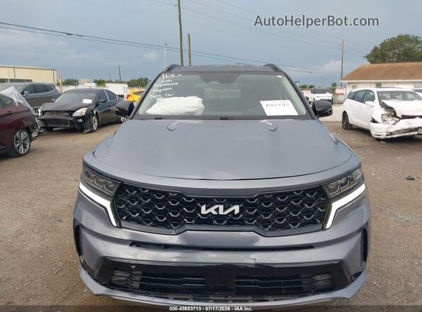 5XYRKDLFXNG081387 2022 KIA SORENTO Gray Vista del cuadro de instrumentos