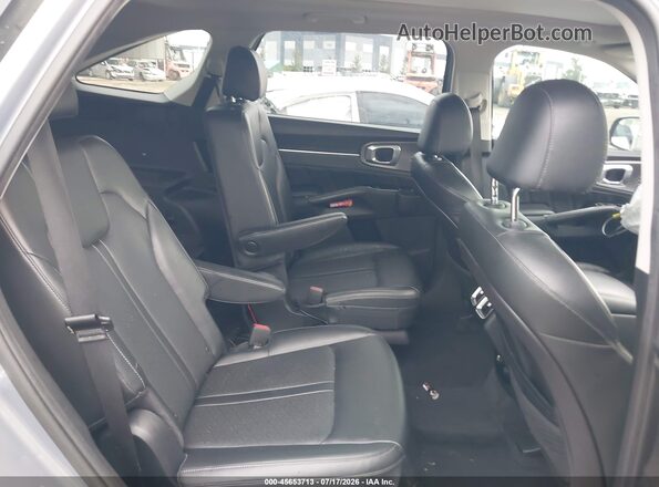 5XYRKDLFXNG081387 2022 KIA SORENTO Gray Vista de la etiqueta del VIN
