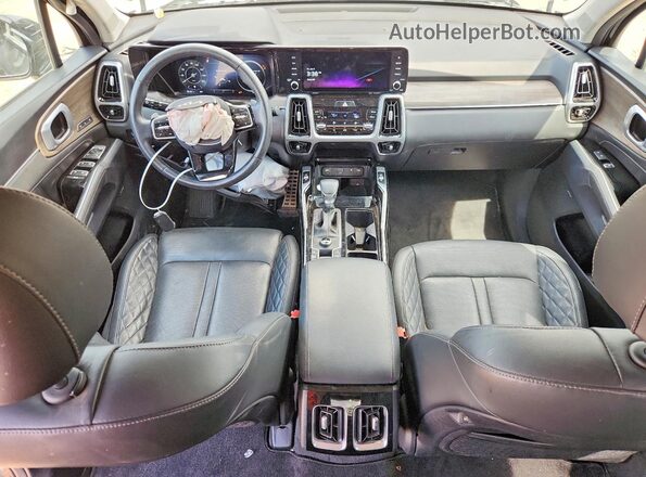 5XYRKDLFXPG167138 2023 KIA SORENTO Black წინა პანელის ხედი