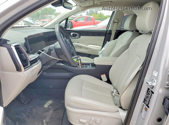 5XYRL4JC0SG345945 2025 KIA SORENTO Gray Вид салону спереду