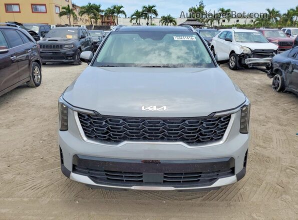 5XYRL4JC0SG345945 2025 KIA SORENTO Gray Вид спереду
