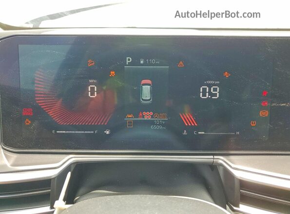 5XYRL4JC0SG345945 2025 KIA SORENTO Gray Вид щитка приладів