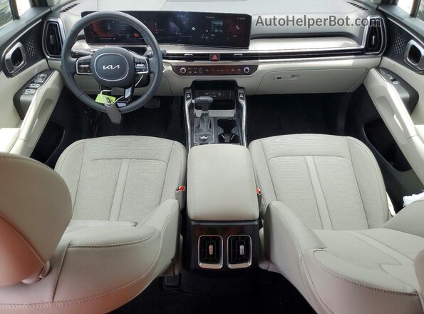 5XYRL4JC0SG345945 2025 KIA SORENTO Gray Вид панелі приладів