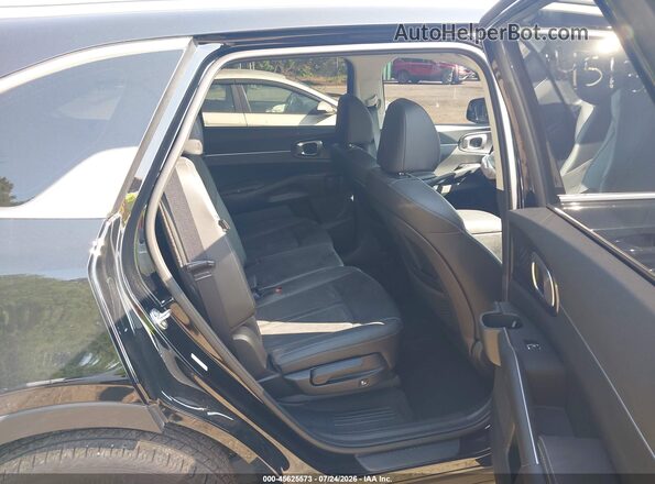 5XYRL4JC0SG377164 2025 KIA SORENTO Black Вид наклейки з VIN-кодом