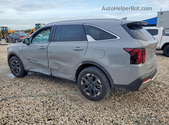 5XYRL4JC0SG378363 2025 KIA SORENTO Silver Trasero izquierdo