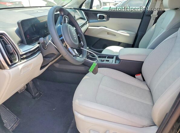 5XYRL4JC0SG405531 2025 KIA SORENTO Black Вид салону спереду