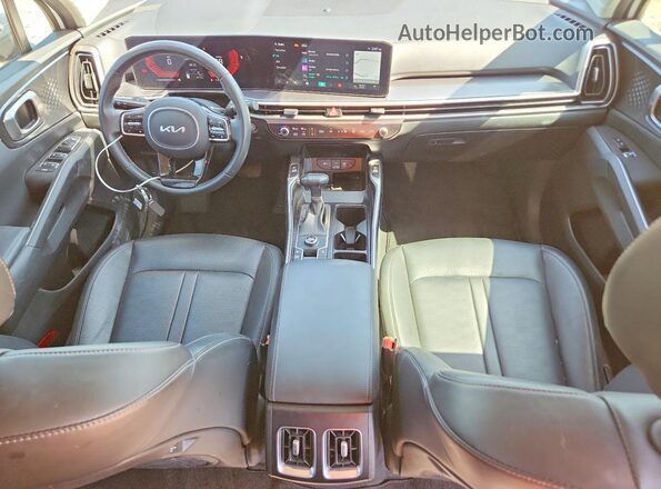 5XYRL4JC1RG262129 2024 KIA SORENTO Белый Вид панели приборов