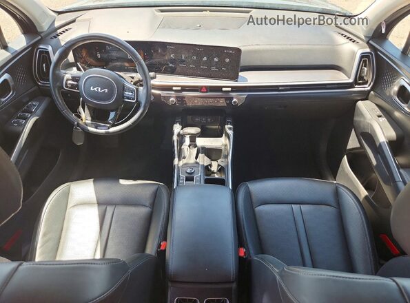 5XYRL4JC1RG290562 2024 KIA SORENTO Black Առջևի վահանակի տեսք