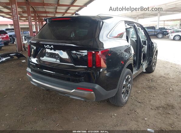 5XYRL4JC1SG369557 2025 KIA SORENTO Black Trasero derecho