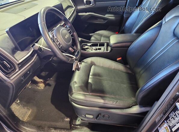 5XYRL4JC2RG273883 2024 KIA SORENTO Black წინა სალონის ხედი