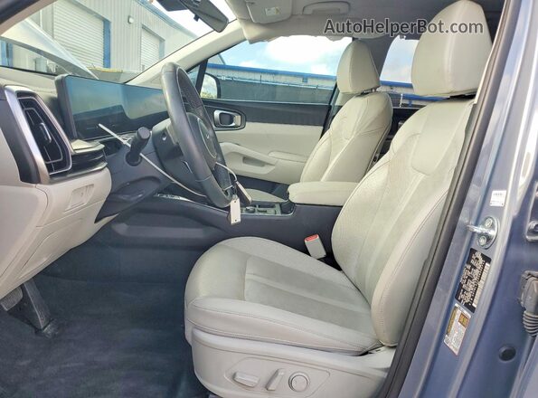 5XYRL4JC2SG332713 2025 KIA SORENTO Blue Вид салону спереду
