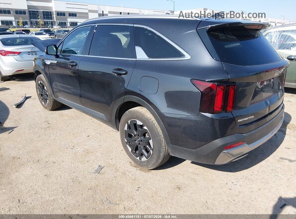5XYRL4JC2SG347129 2025 KIA SORENTO Black უკანა მარცხენა