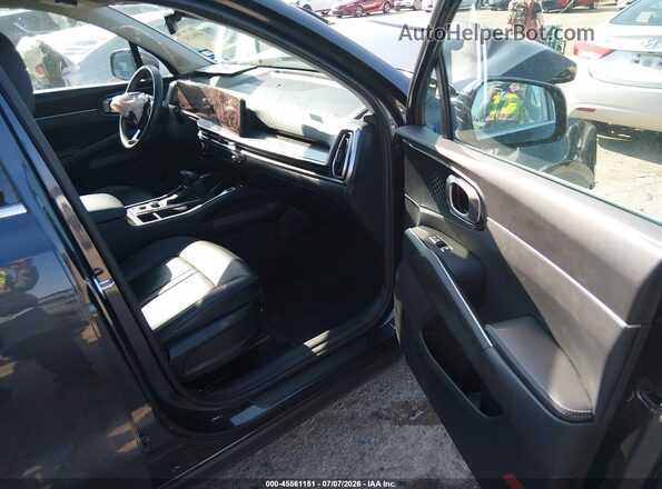 5XYRL4JC2SG347129 2025 KIA SORENTO Black წინა სალონის ხედი