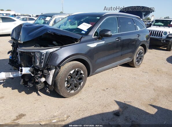 5XYRL4JC2SG347129 2025 KIA SORENTO Black წინა მარცხენა ხედი სამი მეოთხედიდან