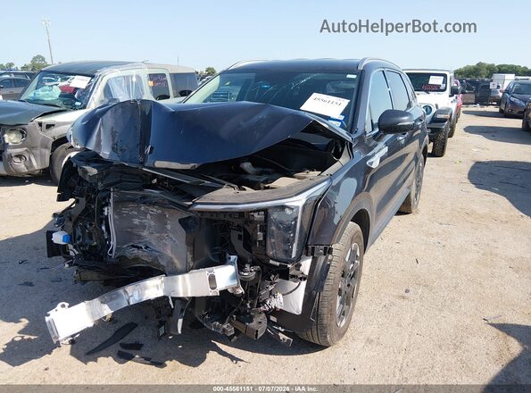 5XYRL4JC2SG347129 2025 KIA SORENTO Black წინა ხედი