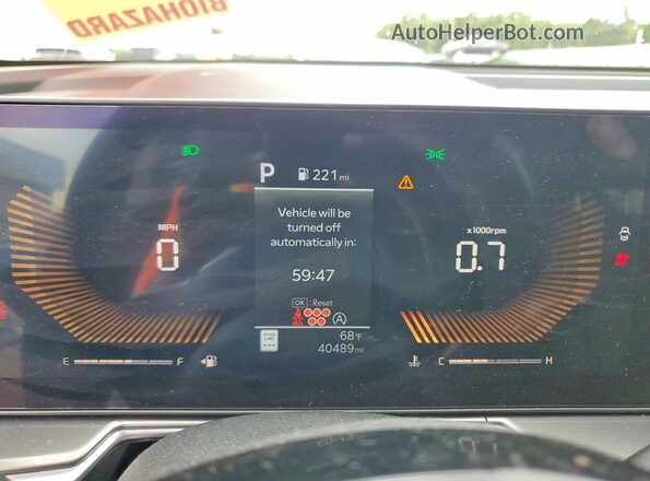 5XYRL4JC2SG353092 2025 KIA SORENTO Blue Widok zestawu wskaźników