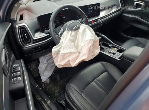5XYRL4JC2SG353092 2025 KIA SORENTO Blue Widok deski rozdzielczej