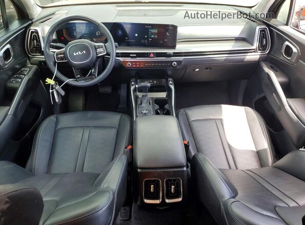 5XYRL4JC3RG276856 2024 KIA SORENTO Red Առջևի վահանակի տեսք