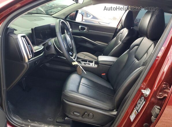 5XYRL4JC3RG276856 2024 KIA SORENTO Red Սալոնի դիմացի տեսք