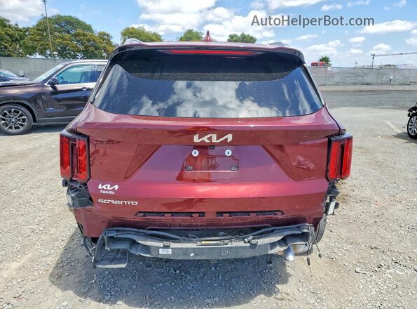 5XYRL4JC3RG276856 2024 KIA SORENTO Red Հետևի տեսք