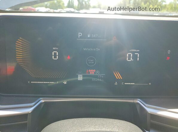 5XYRL4JC3RG286366 2024 KIA SORENTO Gray Սարքավորումների վահանակի տեսք