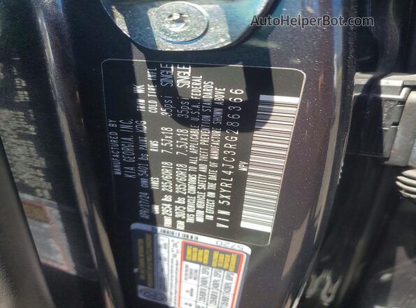 5XYRL4JC3RG286366 2024 KIA SORENTO Gray Շարժիչի բաժամունքի տեսք