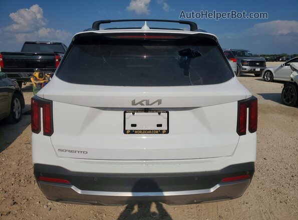 5XYRL4JC3SG328993 2025 KIA SORENTO Белый Вид сзади