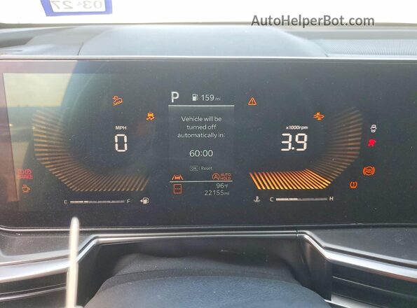 5XYRL4JC3SG328993 2025 KIA SORENTO Белый Вид щитка приборов