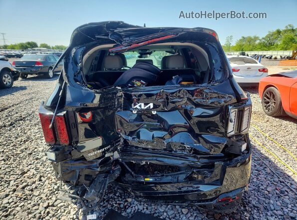 5XYRL4JC5SG370078 2025 KIA SORENTO Black Вид ззаду