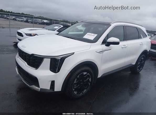 5XYRL4JC7RG291084 2024 KIA SORENTO White წინა მარცხენა ხედი სამი მეოთხედიდან