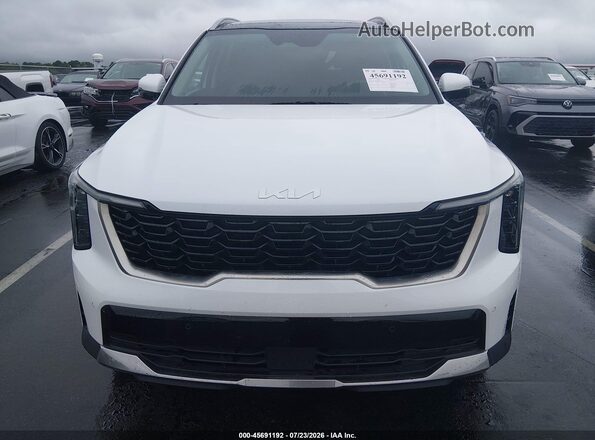 5XYRL4JC7RG291084 2024 KIA SORENTO White ხელსაწყოთა პანელის ხედი
