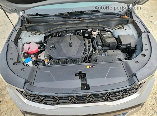 5XYRL4JC7SG370762 2025 KIA SORENTO Gray Widok komory silnika