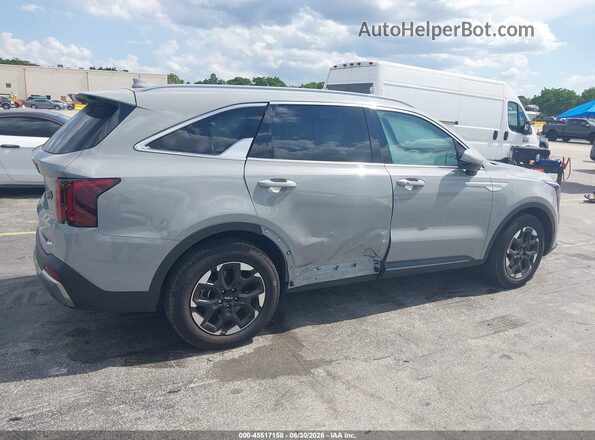 5XYRL4JC8SG375551 2025 KIA SORENTO Gray წინა ხედი